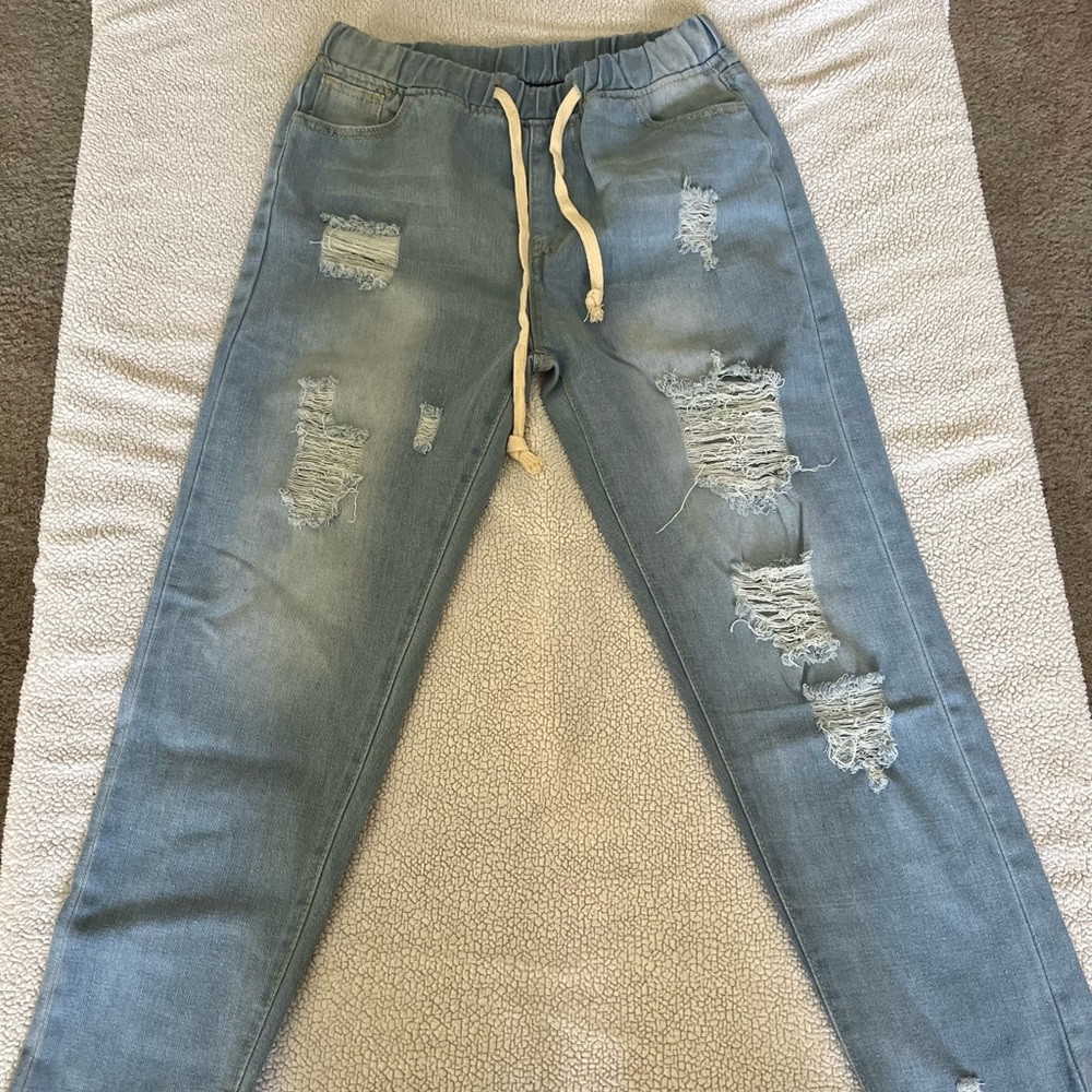 Draw string Jeans